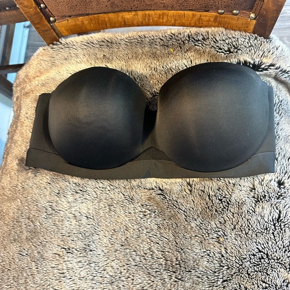 Cacique Black Strapless Push Up Bra, size 40DD - Picture 5 of 8